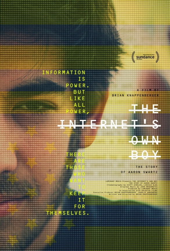 film poster of Aaron Swartz's ducumentary