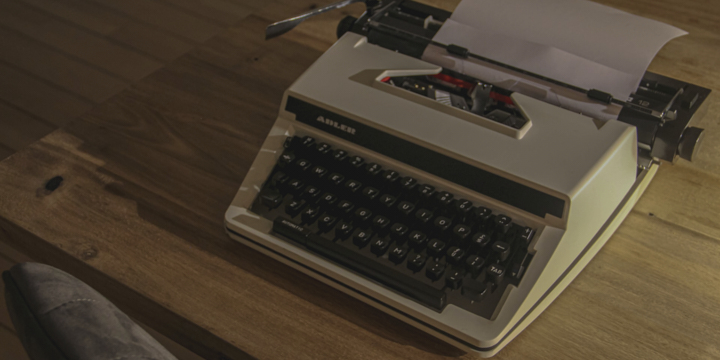 old Adler typewriter
