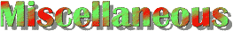 [Miscellaneous]